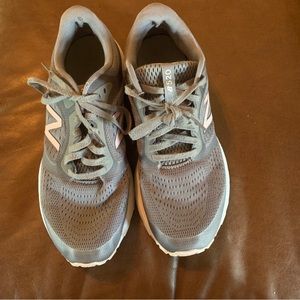 New Balance 520 Comfort Ride Size 12 womens Running Shoes Gray And Pink